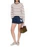 Figure View - Click To Enlarge - CLOVE - Sporty Track Shorts