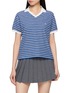 CLOVE Multi Striped Contrast Trim Polo Shirt