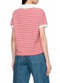 Back View - Click To Enlarge - CLOVE - Multi Striped Contrast Trim Polo Shirt
