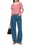 Figure View - Click To Enlarge - CLOVE - Multi Striped Contrast Trim Polo Shirt