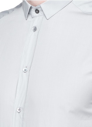 Detail View - Click To Enlarge - - - 'Gold' poplin shirt
