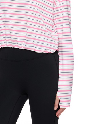  - CLOVE - Striped Elasticated Hem Rash Guard