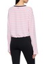 Back View - Click To Enlarge - CLOVE - Striped Elasticated Hem Rash Guard