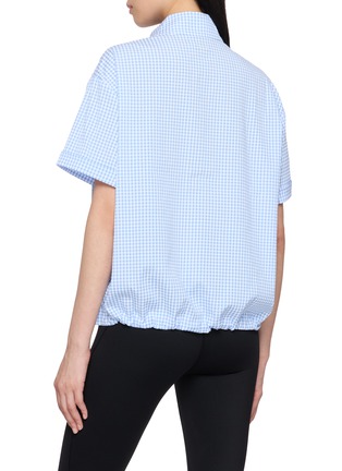 Back View - Click To Enlarge - CLOVE - Chequered Stretch Anorak