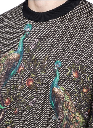 Detail View - Click To Enlarge - - - Peacock print sweatshirt