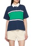 CLOVE Logo Colourblock Cotton Polo Shirt