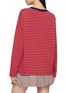 Back View - Click To Enlarge - CLOVE - Saint Long Sleeve Striped Cotton Top