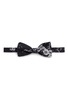Main View - Click To Enlarge - - - Floral jacquard silk bow tie