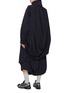 Back View - Click To Enlarge - ANREALAGE - Ball Pinstripe Stand Collar Coat