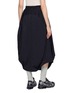 Back View - Click To Enlarge - ANREALAGE - Ball Pinstripe Polyester Midi Skirt