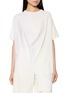 ANREALAGE Asymmetric Hem Draped Patchwork T-Shirt
