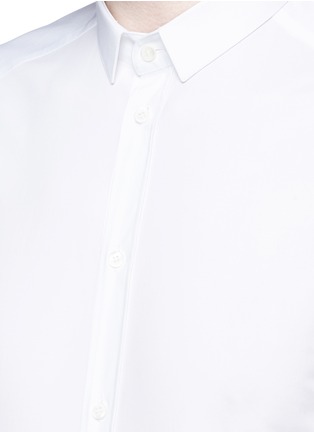 Detail View - Click To Enlarge - - - 'Gold' stretch poplin shirt