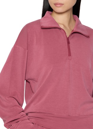  - BEYOND YOGA - Luxe Sandwash Half Zip Sweatshirt