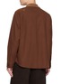 Back View - Click To Enlarge - BAZISZT - Anakin Embroidered Contrast Corduroy Pocket Overshirt
