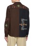 Back View - Click To Enlarge - BAZISZT - Queenie Colour Block Embroidered Shirt