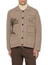 BAZISZT Seeker Graphic Cashmere Knit Cardigan