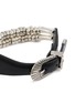 Detail View - Click To Enlarge - TOGA VIRILIS ACCESSORIES - Beaded Buckle Leather Bangle