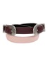 TOGA VIRILIS ACCESSORIES Double Buckle Leather Bangle