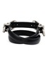 Detail View - Click To Enlarge - TOGA VIRILIS ACCESSORIES - Double Buckle Leather Bangle