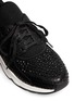 Detail View - Click To Enlarge - ASH - 'Mood' crystal snakeskin effect neoprene sneakers