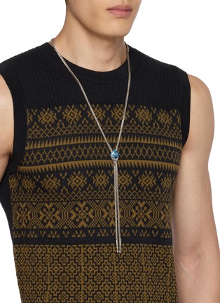 Figure View - Click To Enlarge - TOGA VIRILIS ACCESSORIES - Concho Alloy Loop Tie
