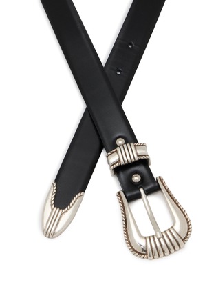 Detail View - Click To Enlarge - TOGA VIRILIS ACCESSORIES - Metal Leather Belt