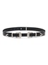 TOGA VIRILIS ACCESSORIES Double Buckle Leather Belt