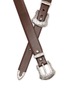 Detail View - Click To Enlarge - TOGA VIRILIS ACCESSORIES - Double Buckle Leather Belt