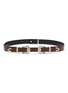 TOGA VIRILIS ACCESSORIES Double Buckle Leather Belt