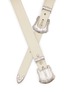 Detail View - Click To Enlarge - TOGA VIRILIS ACCESSORIES - Double Buckle Leather Belt