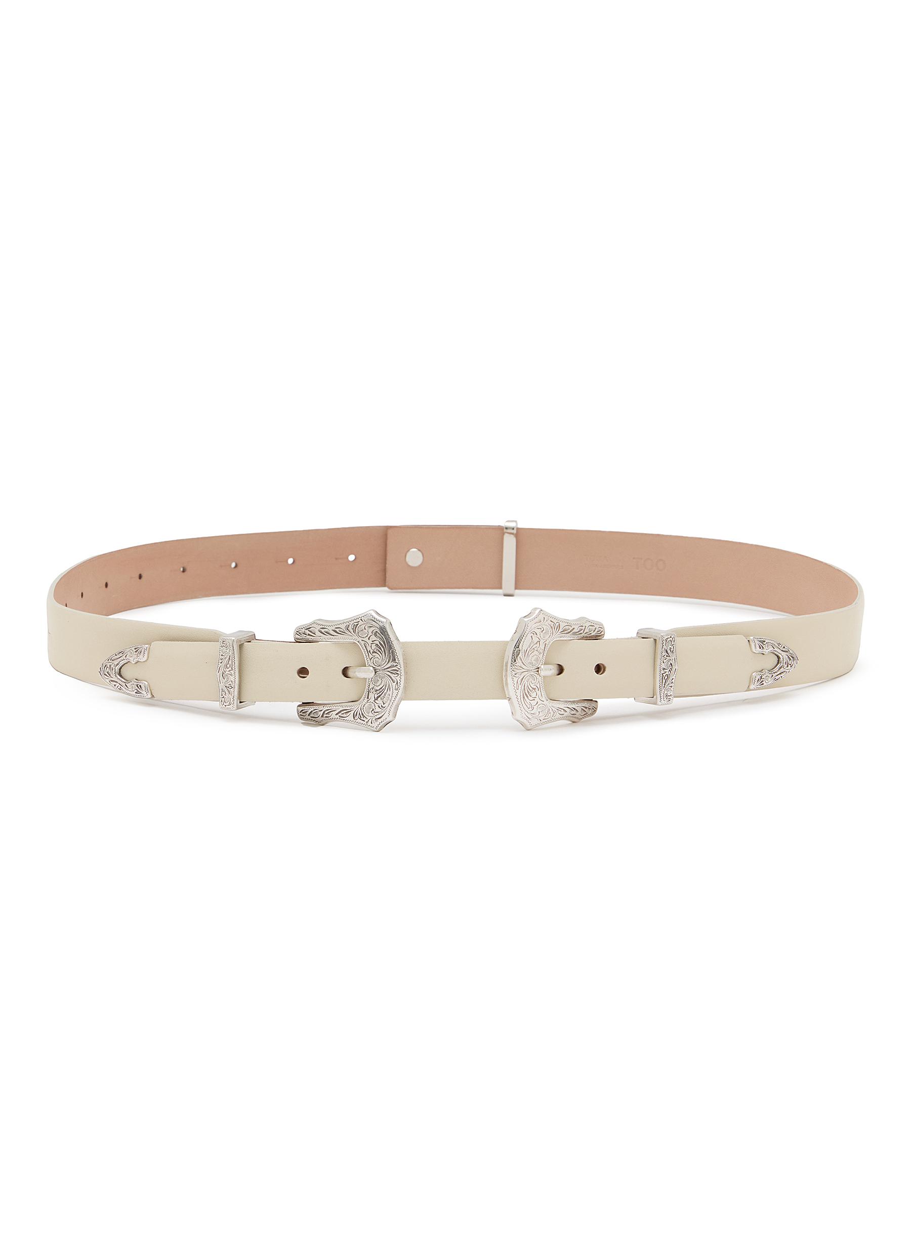 TOGA VIRILIS ACCESSORIES | Double Buckle Leather Belt | Men | Lane