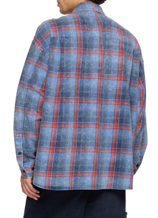 Back View - Click To Enlarge - JUUN.J - Checkered Oversized Shirt