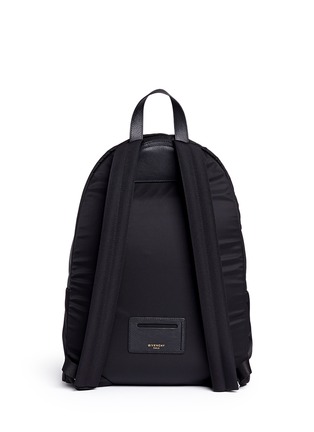 Back View - Click To Enlarge - GIVENCHY - Monkey print nylon backpack