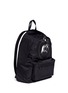 Front View - Click To Enlarge - GIVENCHY - Monkey print nylon backpack