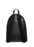 Back View - Click To Enlarge - GIVENCHY - Logo print leather backpack