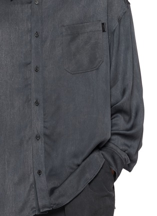  - JUUN.J - Chest Pocket Satin Shirt