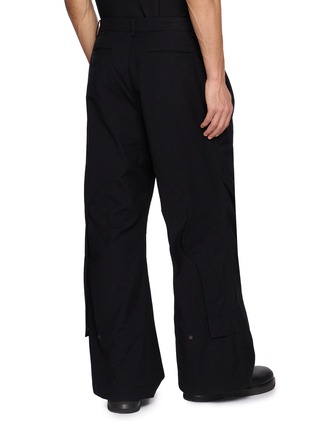 Back View - Click To Enlarge - JUUN.J - Adjustable Snap Tab Bootcut Pants