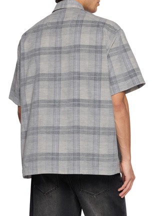 Back View - Click To Enlarge - JUUN.J - Reversible Checkered Shirt