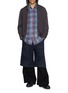 Figure View - Click To Enlarge - JUUN.J - Drawstring Dark Wash Shorts