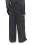 Back View - Click To Enlarge - JUUN.J - Belted Pleated Wide Leg pants