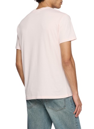 Back View - Click To Enlarge - MAISON LABICHE - Popincourt Avant-Garde Cotton T-Shirt