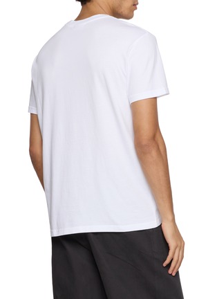 Back View - Click To Enlarge - MAISON LABICHE - Popincourt Peace Hand Cotton T-Shirt