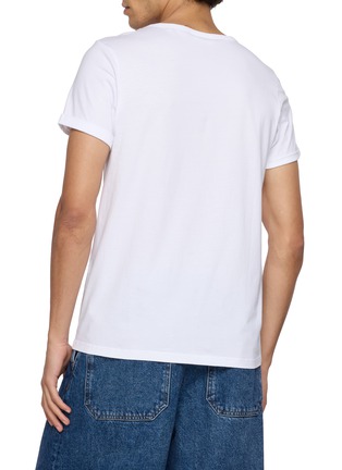 Back View - Click To Enlarge - MAISON LABICHE - Poitou Out Of Office Cotton T-Shirt