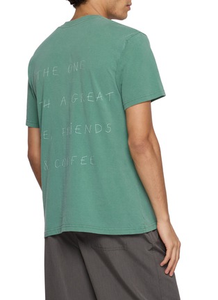 Back View - Click To Enlarge - MAISON LABICHE - x Friends Patureau Central Park Cotton T-Shirt
