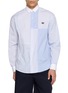 MAISON LABICHE Striped Patchwork Shirt