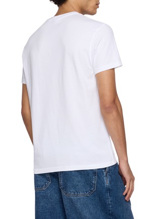 Back View - Click To Enlarge - MAISON LABICHE - Popincourt Le Vin Cotton T-Shirt