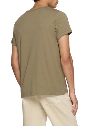 Back View - Click To Enlarge - MAISON LABICHE - Poitou On Fire Cotton T-Shirt