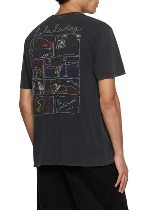 Back View - Click To Enlarge - MAISON LABICHE - Patureau LaLaLa Dog Cotton T-Shirt