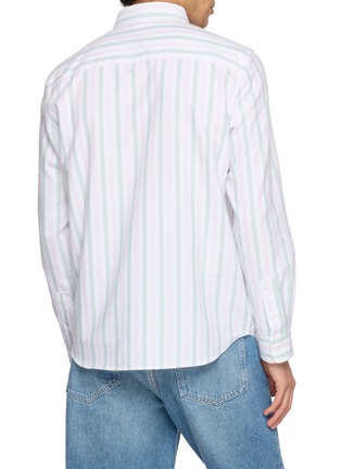 Back View - Click To Enlarge - MAISON LABICHE - Striped Oxford Shirt