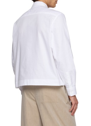 Back View - Click To Enlarge - MAISON LABICHE - Varize Out Of Office Cotton Shirt